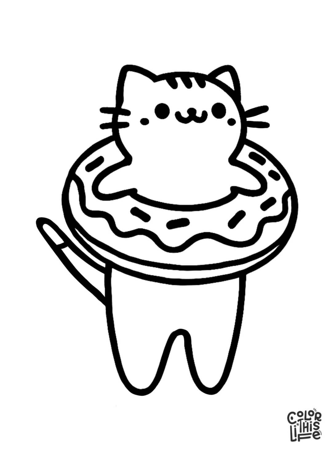 Free Printable Cats Coloring Pages - Color This Life