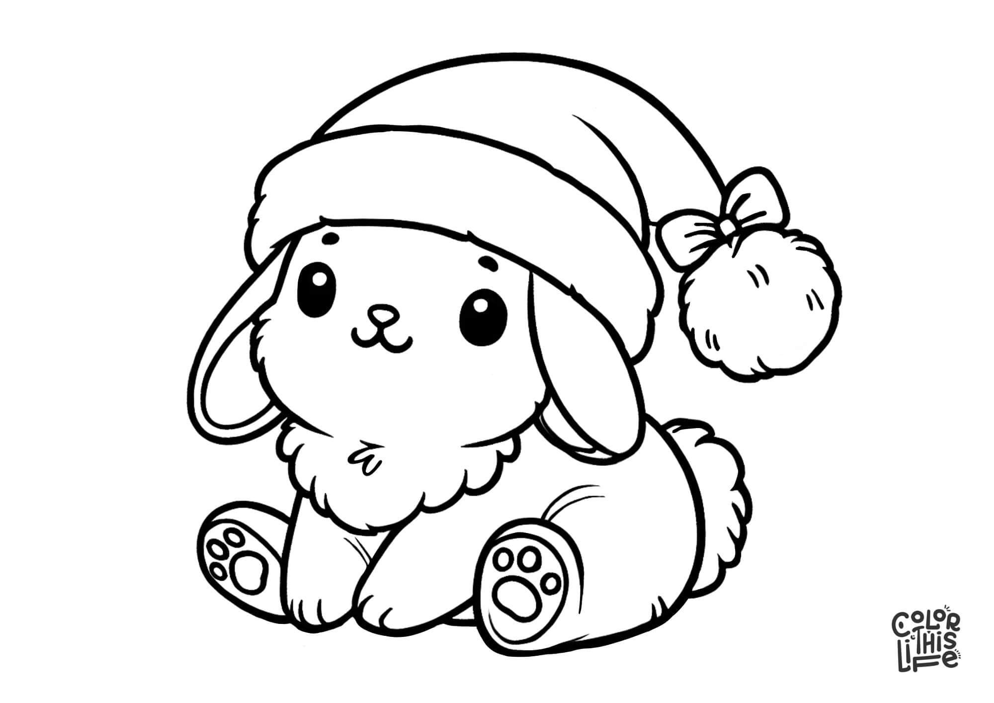 Cute Bunny Coloring Pages 2025 Cute Bunny Coloring Pages 2025