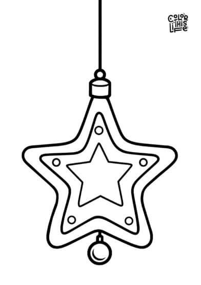 Fun star ornament